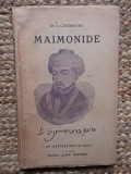 I. GINZBOURG - MAIMONIDE 1935