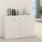 vidaXL Dulap, alb, 88 x 30 x 65 cm, lemn prelucrat 800684