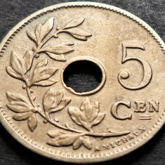 Moneda istorica 5 CENTIMES - BELGIA, anul 1920 *cod 3575 = BELGIE