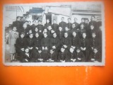 HOPCT 176 H - GRUP LICEU MILITAR -FOTOGRAFIE VECHE TIP CP, Romania 1900 - 1950, Sepia
