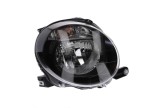 Far Fiat 500 (312), 03.2007-08.2015, montare fata, dreapta, lumina drum; H7+WY21W; electric; negru; cu motor; cu becuri; halogen, MAGNETI MARELLI