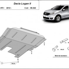 Scut motor metalic Dacia Logan 2013-2020