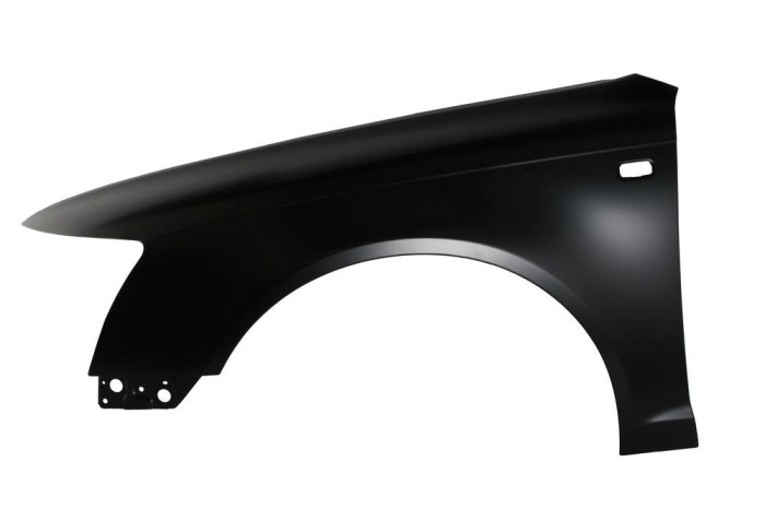 Aripa fata Audi A6 (C6) Sedan/Avant, 05.2004-10.2008, partea Stanga, cu gaura pentru semnalizare, 4F0821103A , 133801
