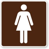 Indicator toaletă pentru femei