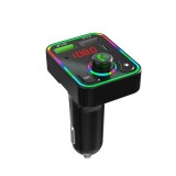 Modulator FM INOVA&reg; M1, BT 5.0, Transmitator FM 87.5-108MHZ, Incarcare rapida Type-C, Port USB Dual, culori RGB LED, Hands-Free