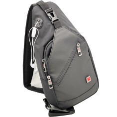 Geanta Barbati tip Borseta Crossbody Sport, Purtare pe Umar sau Piept, Xtreme, 37x20x8 cm