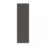 vidaXL Jaluză plisată negru 55x200 cm Lățime țesătură 54,4cm poliester