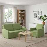 Cumpara ieftin Set de canapea 2 pcs Verde deschis Catifea