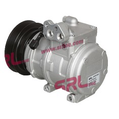 Compresor aer conditionat Hyundai Elantra, 2000-2006, motorizare 1.6/1, 8/2, 0, benzina/2.0 CRDI, diesel, rola curea 122 mm, 6 caneluri, de tip Doowo