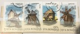 (3) Timbre Serii Romania Cladiri mori de vant