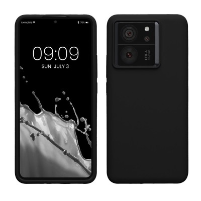 Husa Kwmobile pentru Xiaomi 13T/13T Pro, Negru, Silicon, KWM000020IT001C foto