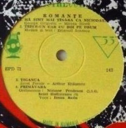 Disc Vinil 10# &amp;lrm;&amp;ndash; Romanțe-Electrecord &amp;lrm;&amp;ndash; EPD 71 foto