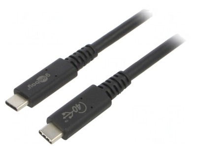 Cablu Thunderbolt 3 USB 4.0 USB-C 0.8m foto