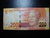 Africa de Sud 200 Rand 2012 AUNC/UNC Bancnota Straina
