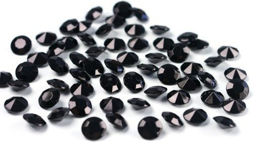 Confetti Black Diamond 12cm, Negru