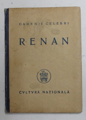 ERNEST RENAN de N. DAVIDESCU , 1923 foto