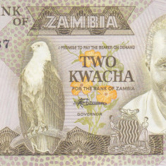 Bancnota Zambia 2 Kwacha (1988) - P24c UNC