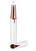Epilator Facial Compact Alb/Auriu, Portabil, cu Baterie AAA, 13cm - Indepartare delicata a parului facial