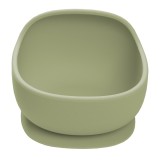 Bol din silicon cu ventuza, AppeKids, Classic - Raw Green