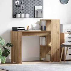 vidaXL Birou Stejar Artizanal 108 x 55 x 103.5 cm Lemn compozit 869465