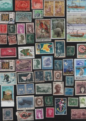 Lot #4 100+ timbre (cele din imagini) foto