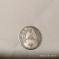 -Y- MONEDA BURUNDI 5 FRANCS 1969