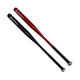 Set 2 Bate Baseball Aluminiu 80cm Rosu/Negru, Antrenament, ideallstore