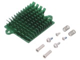 Radiator extrudat cu aripioare BGA verde
