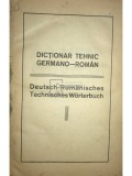 Aurel Rascanu - Dictionar tehnic germano-roman (ed. II) (Editia: 1929)