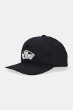 Vans șapcă de baseball din bumbac culoarea negru, VN000QAJBLK1