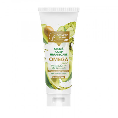Crema de Corp Hranitoare Omega Plus cu Omega 3, 6, 7, 9 cu Ulei de Avocado 200 mililitri Cosmetic Plant foto