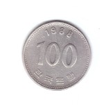 Moneda Coreea de Sud 100 won 1988, stare buna, curata