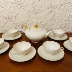 SET DE 13 PIESE DIN PORTELAN FIN CREM- MARCAJ MITTERTEICH BAVARIA 1931- 1945