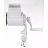 Rasnita Manuala Nuci Platinum PL-160-3 Alba: 3 Razatoare, Fixare Reglabila, Uz Casnic/Restaurant