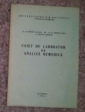 Caiet de laborator de analiza numerica / Popescu, Rizzoli, Stefan