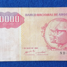 Bancnota veche ANGOLA - 10.000 Kwanzas 1995 - circulata in stare buna
