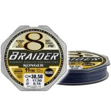 Fir Textil Konger Rigging Line Braider X8 Black, 10m, 0.14mm, 17.5kg