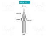 V&acirc;rf şurubelniţă 0,8mm SHENZHEN BAKON pentru staţie de lipit