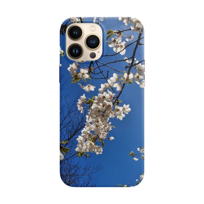 Husa compatibila cu Apple iPhone 11 Pro Max model Cherry Blossom, Silicon, TPU, Viceversa