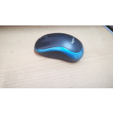 Mouse Wireless Oprical Logitech M185 albastru nou #1-516