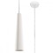 Lustră Suspendată Electra Albă Ceramică 1 Bec Con Modern De Interior
