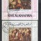 Ras Al Khaima 1970 Paintings Christmas 2 perf.sheets Mi.B77A-B78A used E.185