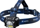 Lanterna frontala LED dimabila Varta Work Flex cu senzor miscare, IP54 rezistenta socuri si apa, 6 moduri iluminare, autonomie 20h, raza 78m, banda