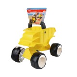 Basculanta Galbena Hape, Jucarie Plaja/Nisip, 1an+, Camion Durabil, Roti Mobile, Dimensiuni 20.3x17.4x14.8cm, Baieti