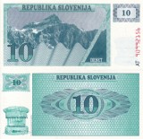 SLOVENIA 10 tolar 1990 UNC!!!