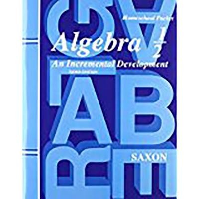 Saxon Algebra 1/2 Answer Key &amp; Tests Third Edition