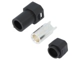 Conector alimentare DC, 1 pin, negru