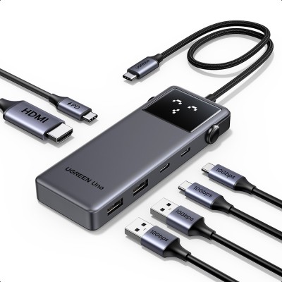 Docking station, hub USB, tip C, HDMI Ugreen, 100W, 35998 foto