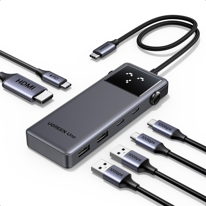 Docking station, hub USB, tip C, HDMI Ugreen, 100W, 35998