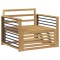 Canapea de exterior Lemn Solid de Acacia Alb - 2